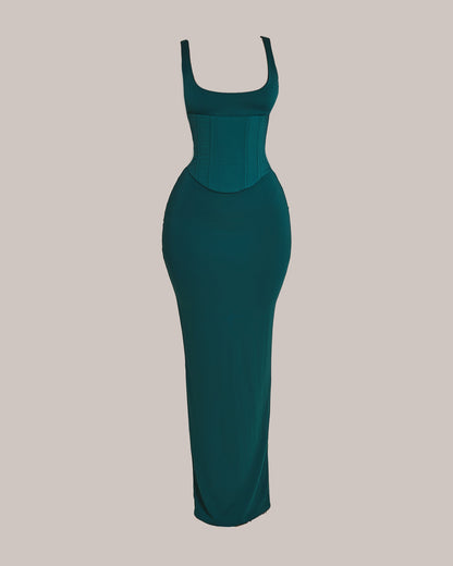 The Sandra Scoop Maxi in Teal