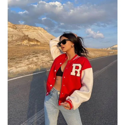 Trendy Baseball Coat – Sporty Warmth & Style in One