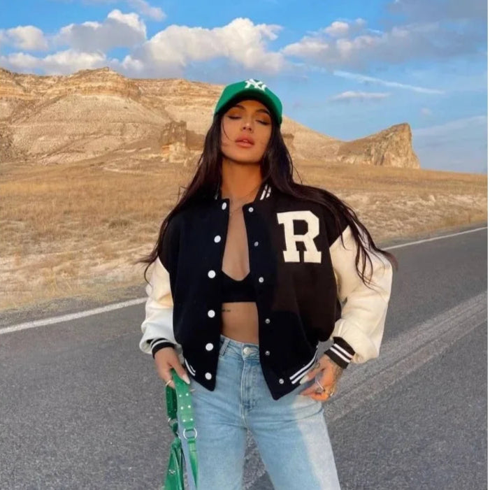 Trendy Baseball Coat – Sporty Warmth & Style in One