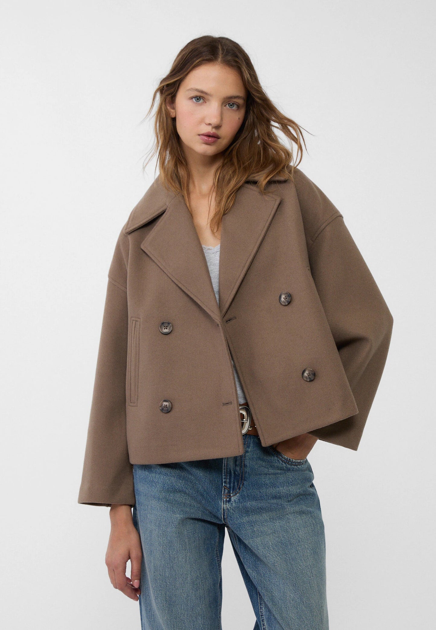 Peacoat Felt Coat – Autumn/Winter 2025