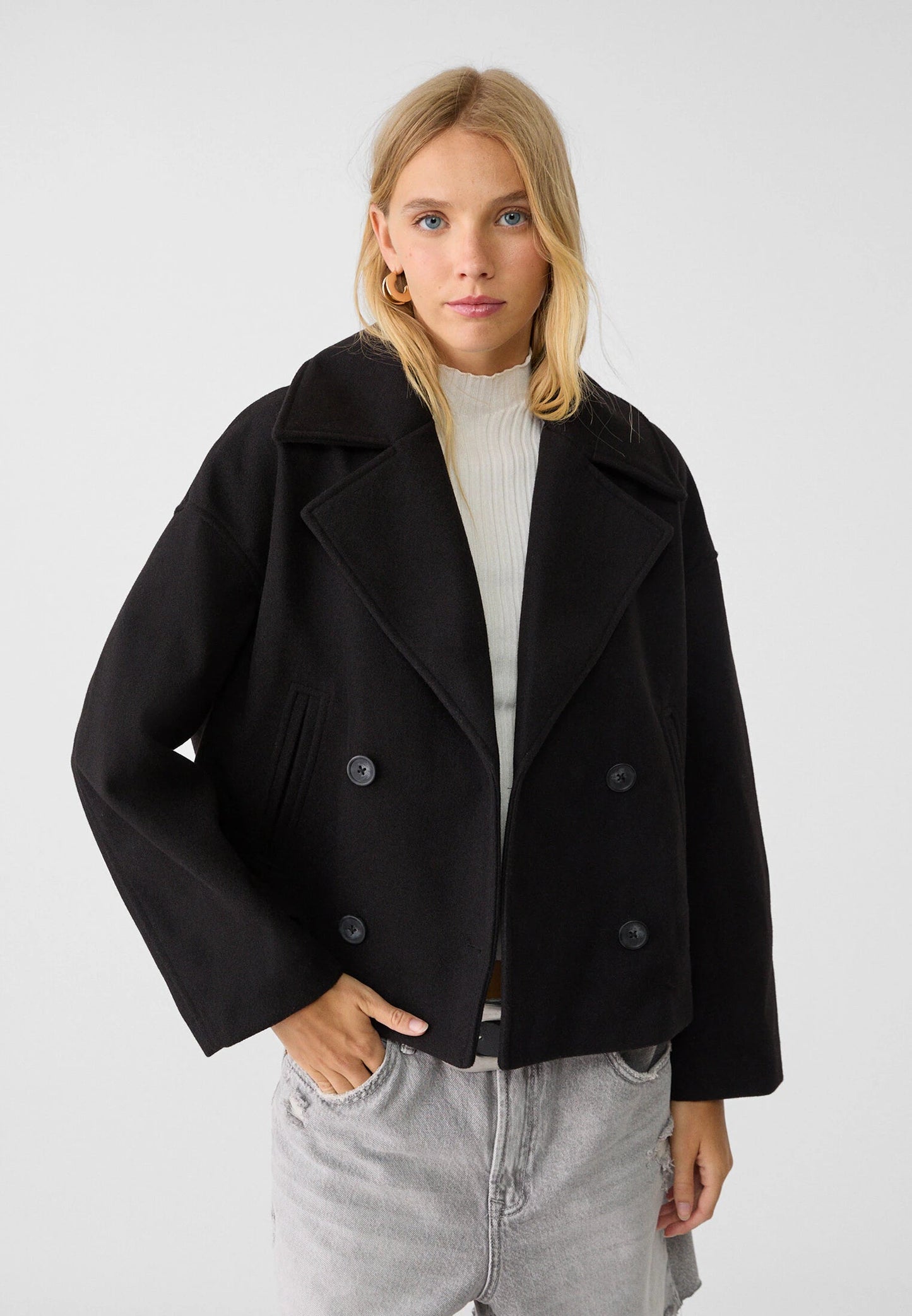 Peacoat Felt Coat – Autumn/Winter 2025